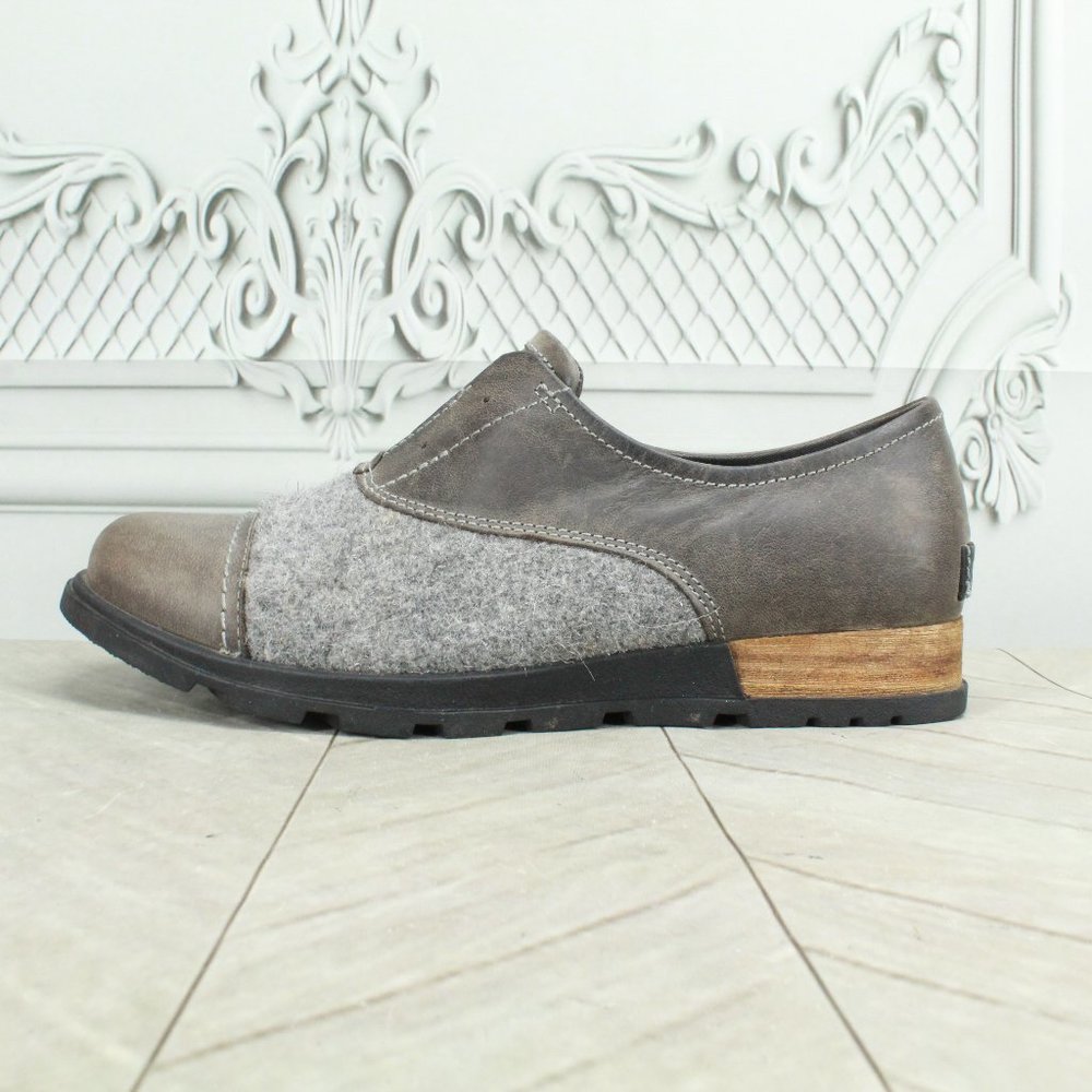 Sorel Gray Wool-Accent Slip-On Shoe